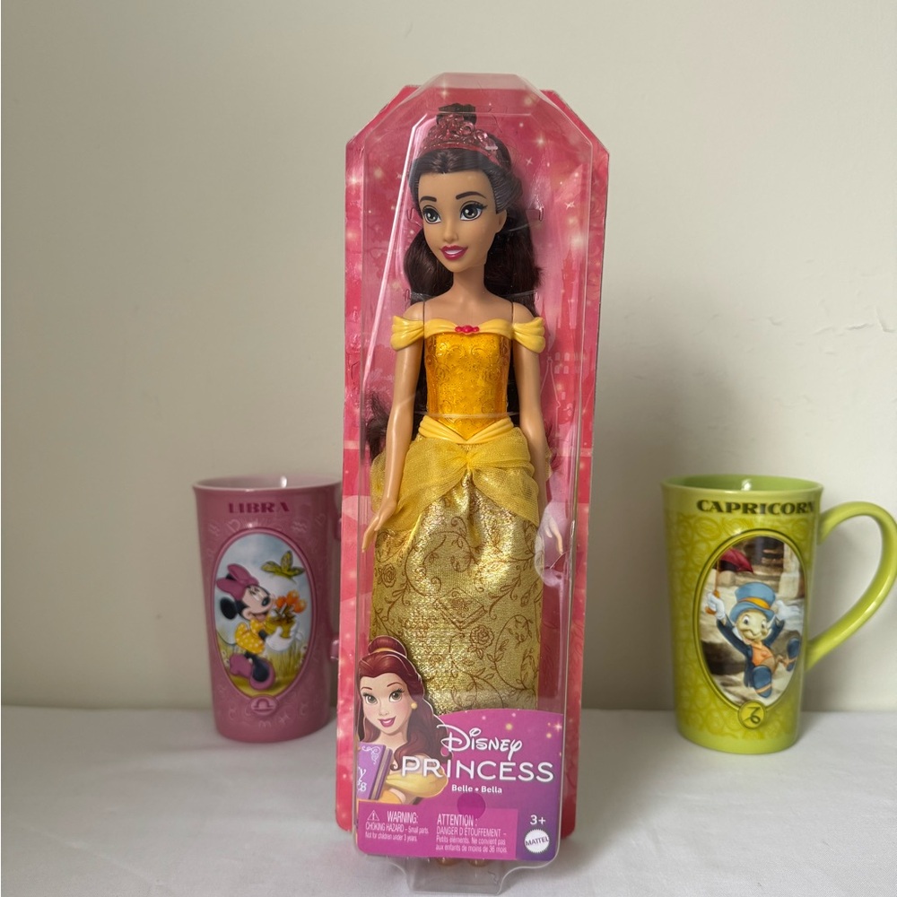 Disney Princess Belle Doll in Gold and Yellow Gown